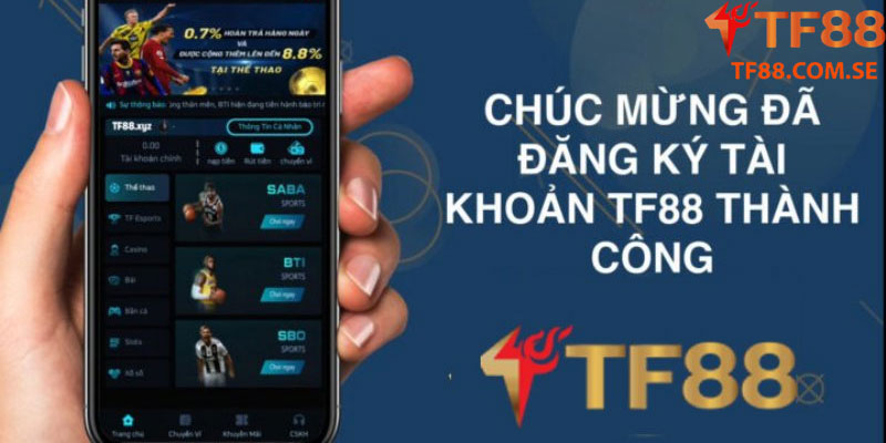 Đăng Ký Tài Khoản TF88 - Bước Đầu Trải Nghiệm Cá Cược Đỉnh Cao!